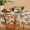 约瑟芬玫瑰田园复古美式碎花餐桌布 商品缩略图1