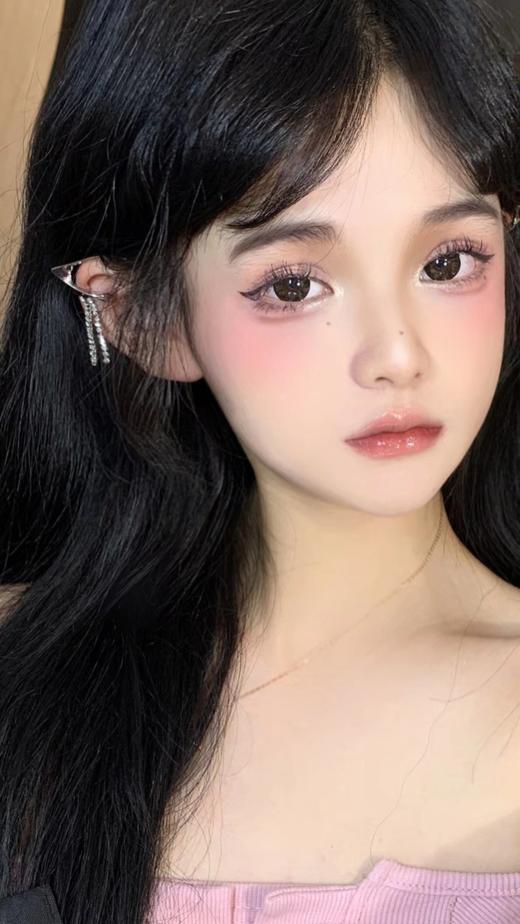 【大直径】Sheepcon-大碎钻棕色14.5mm【年抛 0-1000度 含有525/575】 商品图2