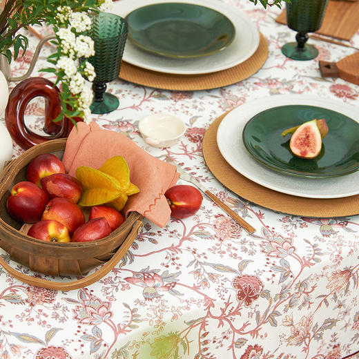 尼罗河花园法式田园碎花餐桌布 商品图3