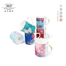 【玛戈隆特】B7F   骨瓷马克杯创意潮流轻奢陶瓷水杯 家用过节生日送礼礼物