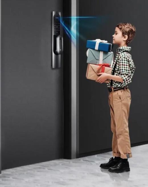 TCL-O2O夜间人脸识别指纹锁推拉式C级锁K6X 旗舰款人脸识别+全自动智能门锁 商品图1