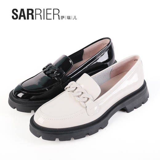 萨瑞儿2022新品厚底乐福鞋 268013 商品图1