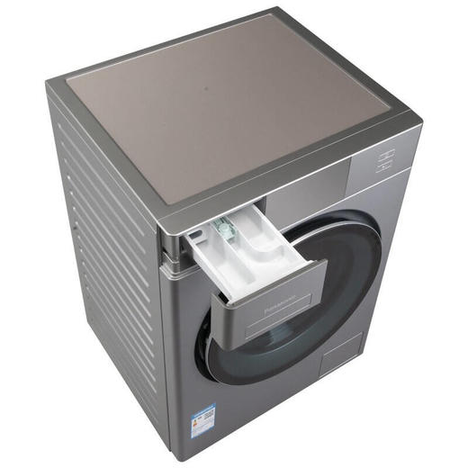 松下10KG变频滚筒洗衣机 烘干一体机 双极除螨光动银除菌XQG100-E1D8 商品图3