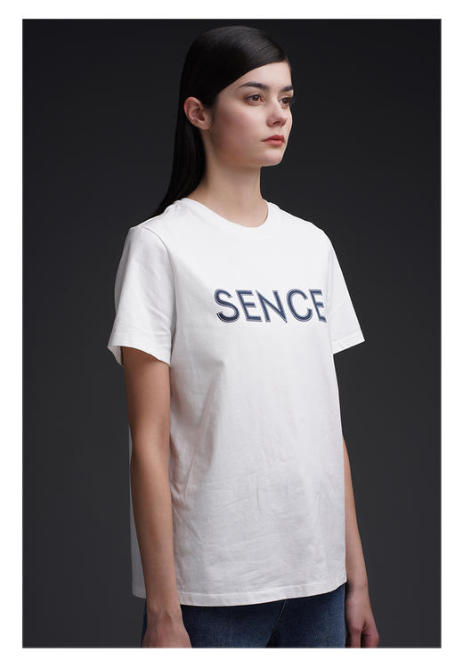 三石一澜女装棉T恤SG21301080 商品图1