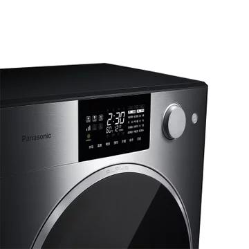 松下10公斤带烘干滚筒洗衣机阿尔法保时捷 拉丝银XQG100-P1DM 商品图2