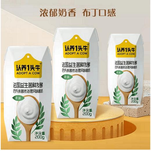 认养一头牛哞星人益生菌酸奶礼盒(200g*12盒) 商品图2