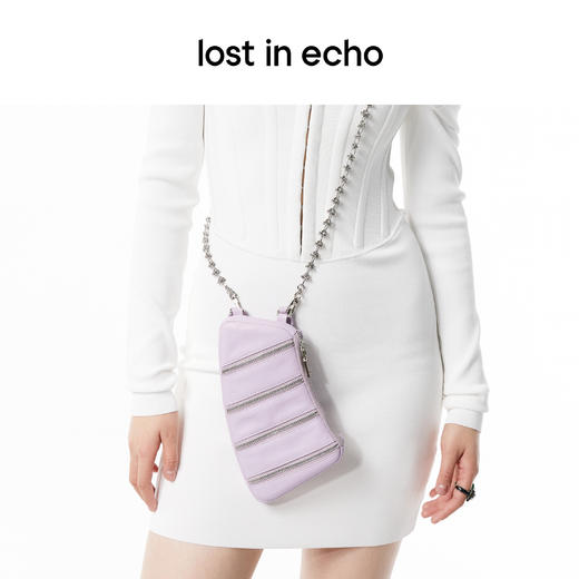 lost in echo 原创设计师拉链装饰手机包斜挎包手拎包 商品图3