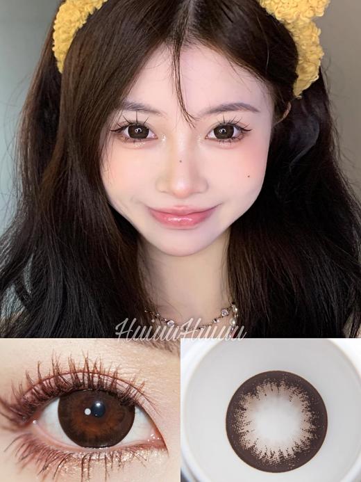 【大直径】Sheepcon-大萝莉棕-14.5mm 【年抛 0-1000度 含有525/575】 商品图0