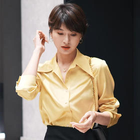 职业衬衫女春季新款法式设计感衬衣小个子叠穿气质上衣长袖