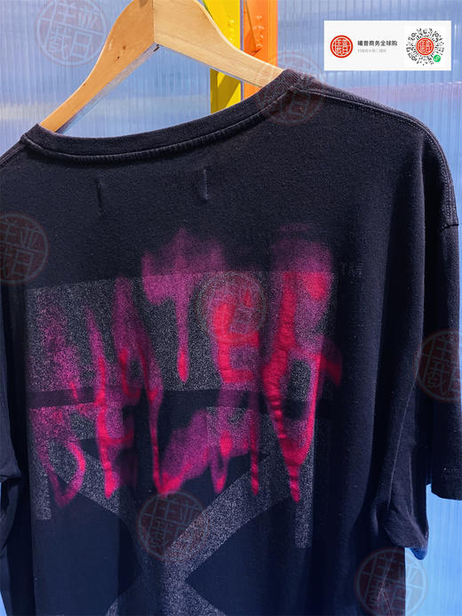 男女同款宽松版型 喷绘字母短袖TEE 商品图3