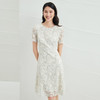 EITIE爱特爱夏季新款时间简约百搭通勤温柔气质蕾丝a字连衣裙B2207936 商品缩略图1