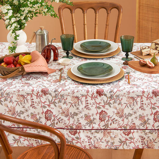 尼罗河花园法式田园碎花餐桌布 商品图1