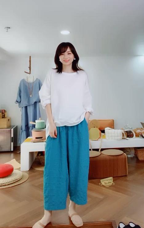 茧型九分裤（22709346-软翠） 商品图0