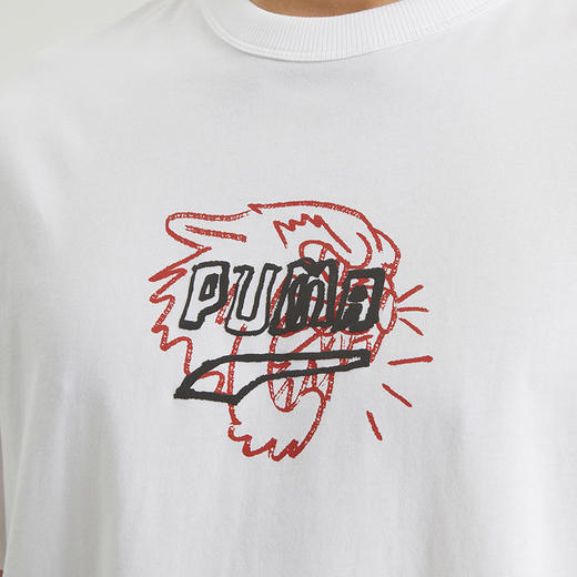 彪马2022年新款男子休闲系列短袖T恤2pu53541102 商品图2