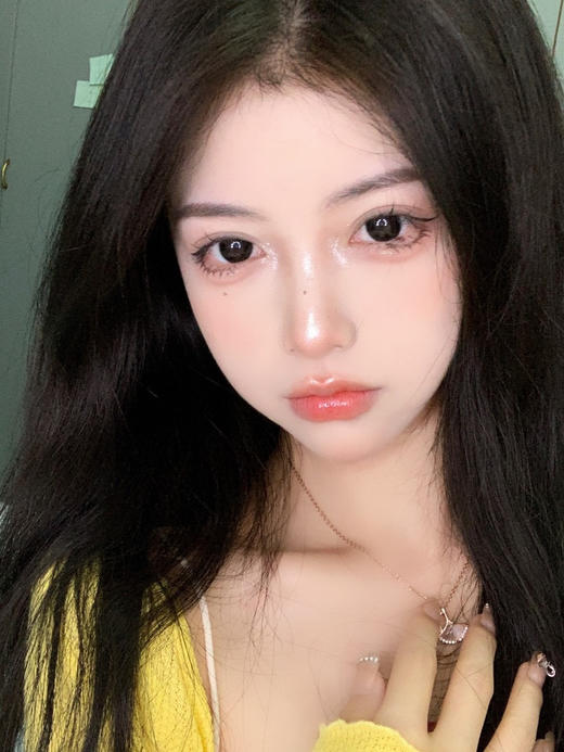 大直径黑瞳丨琉璃镜黑·Lvycon丨14.5mm（半年抛/2片装） 商品图7