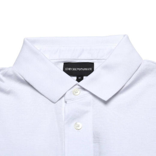 【一】EMPORIO ARMANI 阿玛尼 男士短袖T恤 白色 8N1F98 1JUVZ 0100 商品图2