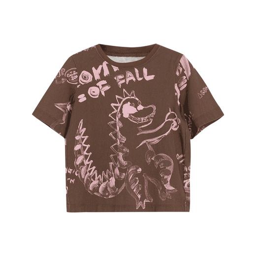 江南布衣 22年夏装新款   短袖T恤  1M2110050 商品图0