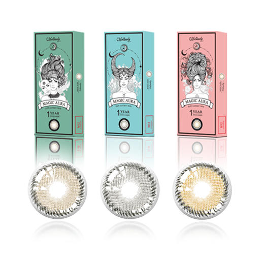 【特价款 临期】M12-MAGIC AURA 魔法光圈 年抛 1片 14.2mm 38%含水{效期至2024-8，介意勿拍} 商品图1