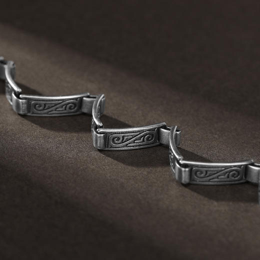 宫匠造办 十朝十美宫镯 战国·平安符链足银手链 商品图1