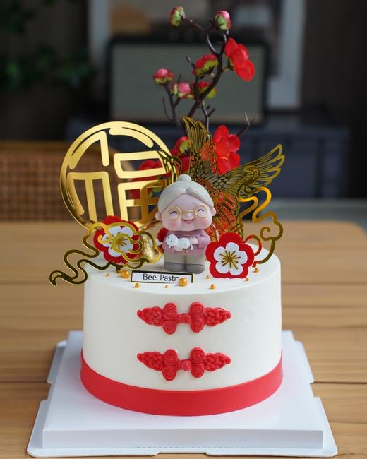 寿星奶奶E款 旗袍 商品图0