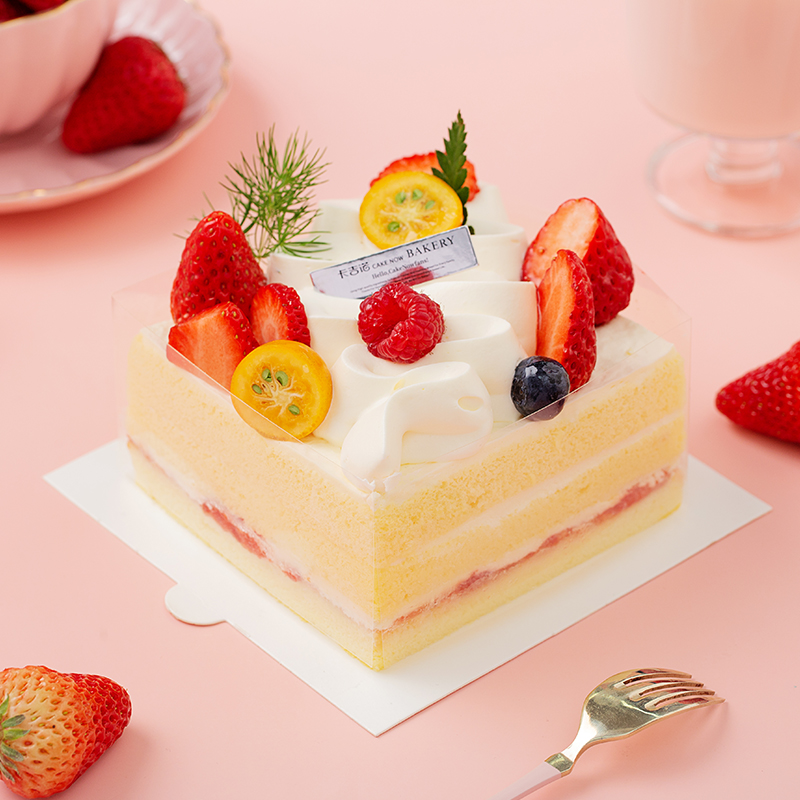 【护士节专享】4英寸莓莓分享蛋糕/到手价29.9元/营业门店均可自提