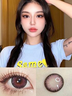 【大直径】Sheepcon-焦茶蔷薇-14.5mm【年抛0-1000度 含有525/575】