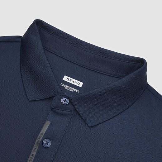 探路者POLO短袖T恤 22春夏户外功能速干透气短袖t恤（男）TAJK81263 商品图4