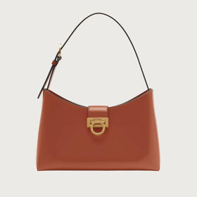 FERRAGAMO 菲拉格慕 TRIFOLIO女士单肩包 棕色 21 0926 745036