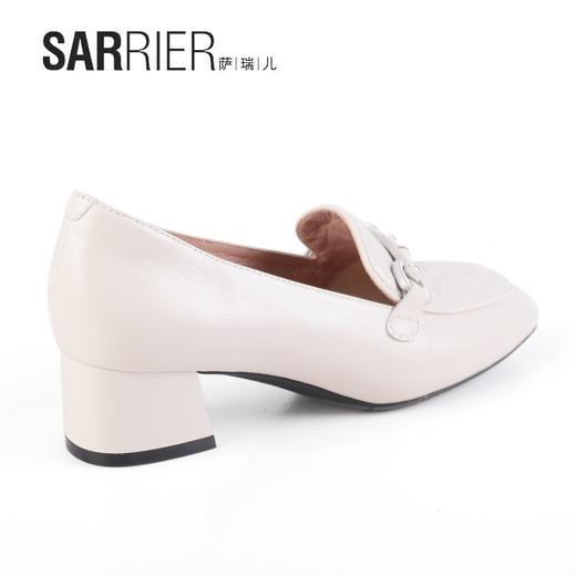 萨瑞儿新款扁头压线乐福鞋 268601 商品图10