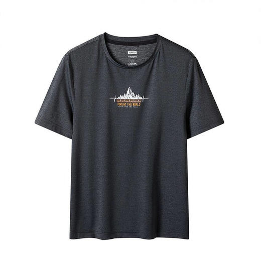 探路者速干T恤 22春夏 情侣款印花透气速干衣 快干舒适弹力短袖T恤TAJK81227 商品图2