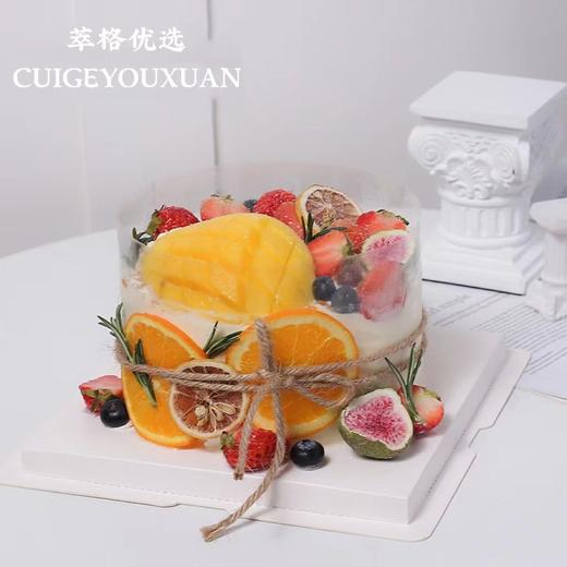森系  动物奶油水果裸蛋糕   （双层鲜果夹心） 商品图1
