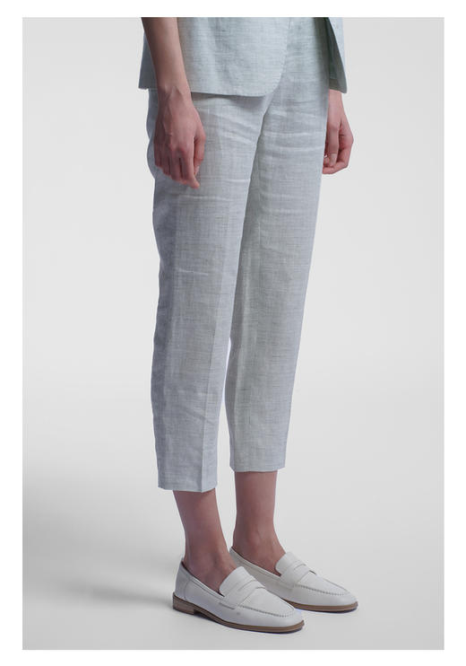 三石一澜女装亚麻裤子SG22102022 商品图2