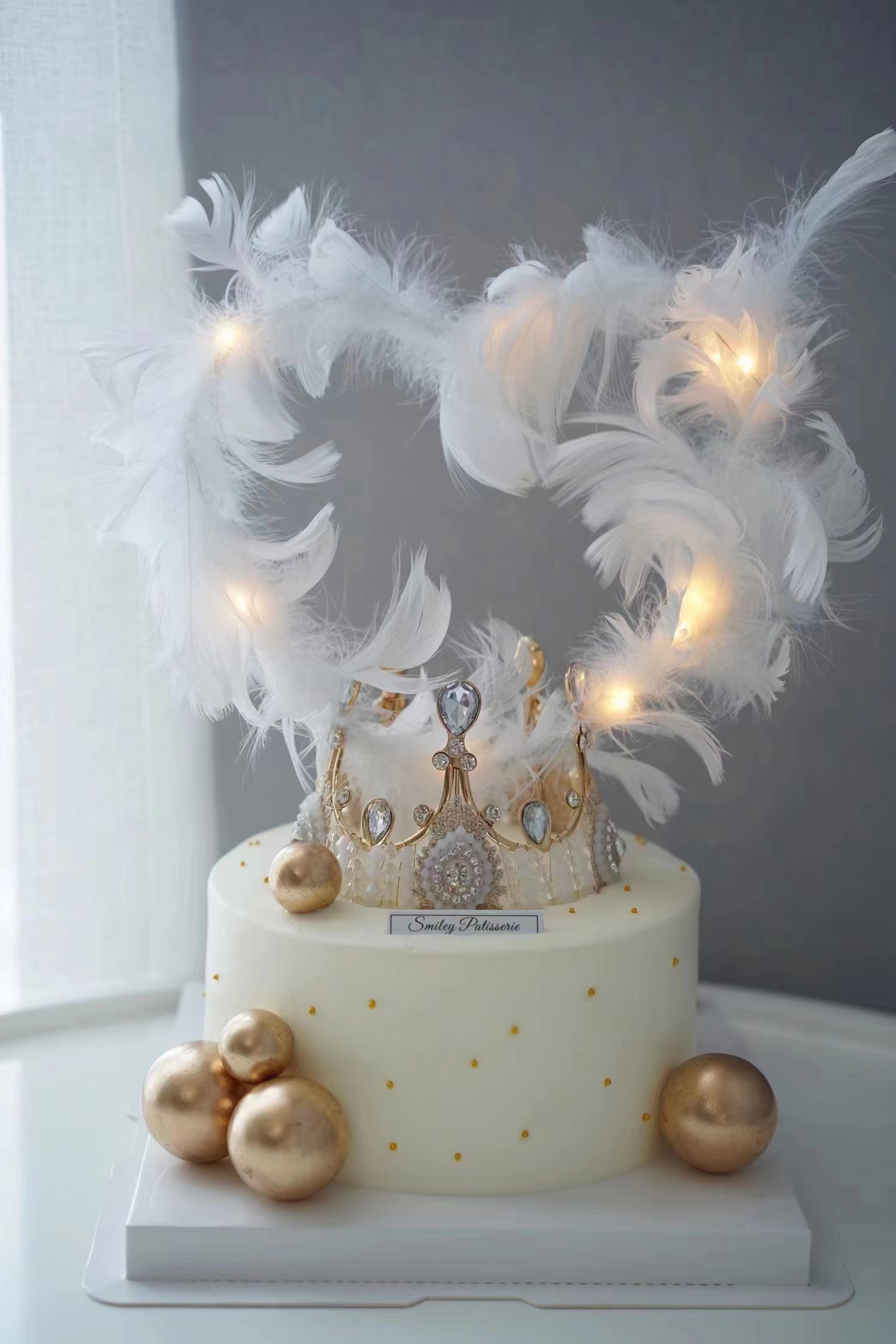 简约奶油蛋糕 | 鲜果原味奶油 - 爱心皇冠