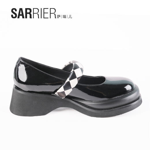 萨瑞儿新品剖光面切尔西船鞋	211604 商品图4