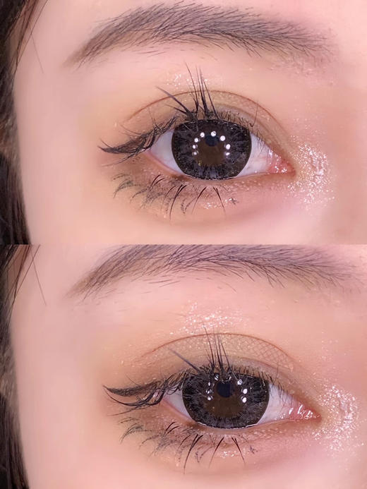 【大直径】Sheepcon-大碎钻黑色14.5mm【年抛 0-1000度 含有525/575 】 商品图6