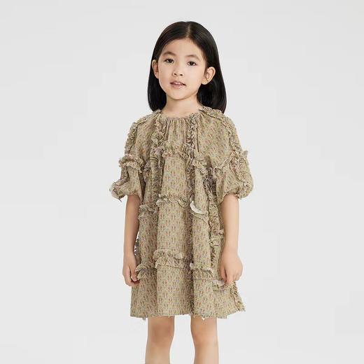 江南布衣 22年春装新款   中袖连衣裙  1M1G41550 商品图4