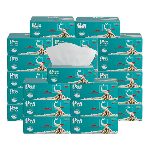 品萱韧之语系列 4层加厚90抽24包 可湿水替代洗脸巾抽纸整箱家庭装 商品图4