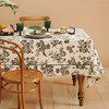 约瑟芬玫瑰田园复古美式碎花餐桌布 商品缩略图0