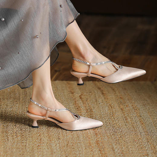 优雅百搭，尖头后空中跟凉鞋GBL-L22-58 商品图3