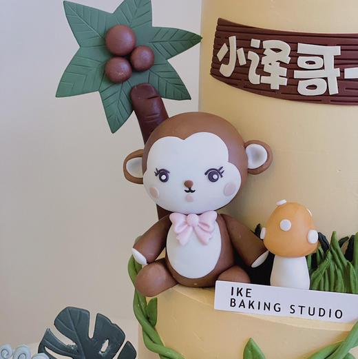 动物派对 | 翻糖奶油蛋糕 | 奶油霜抹面 商品图4