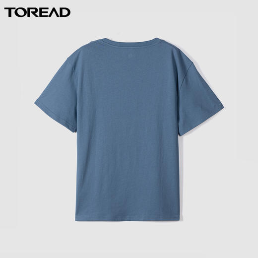 探路者T恤2022春夏户外吸汗运动舒适透气男式棉短袖T恤TAJK81545 商品图3