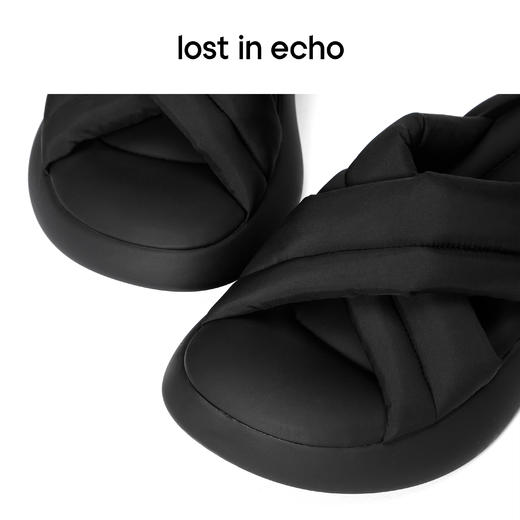 lost in echo 原创设计师品牌 交叉带厚底拖鞋户外沙发拖 商品图4