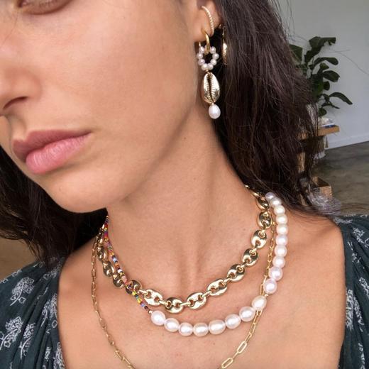 北京仓｜éliou-Thasos-肯豆 同款-彩色珠 珍珠 项链［美国设计师］ 商品图5