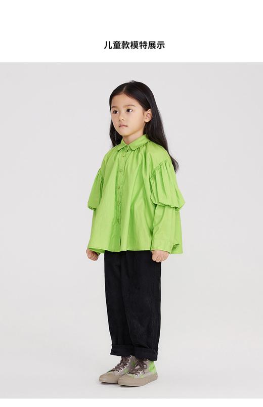 江南布衣   22年春装新款 长袖衬衣  1M1271110 商品图3