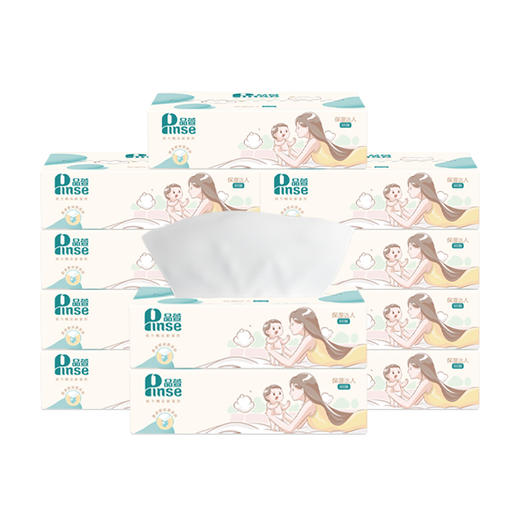 品萱 保湿达人系列 100抽16包宝宝专用鼻子纸婴儿乳霜柔纸巾 商品图3