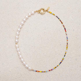 北京仓｜éliou-Thasos-肯豆 同款-彩色珠 珍珠 项链［美国设计师］