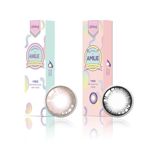 茉香冰桃粉棕 14.0小直径高光粉棕,小清新半年抛美瞳一片装（1副拍2，M16） 商品图1