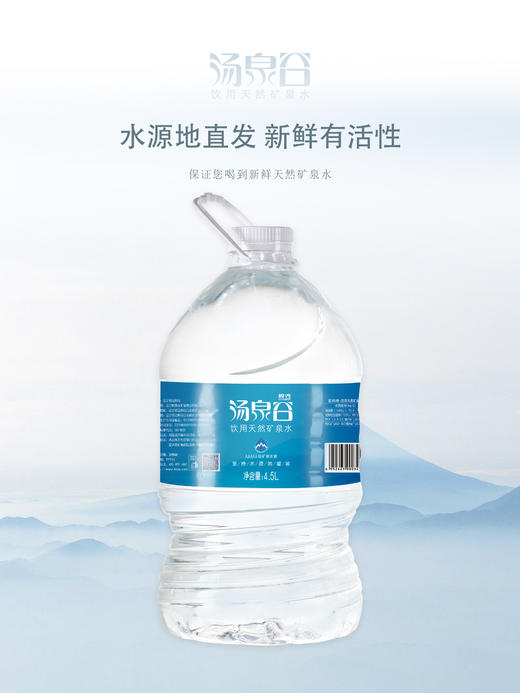 汤泉谷4.5L矿泉水*4桶 商品图2