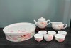 7501毛瓷款水点桃花茶具 商品缩略图0