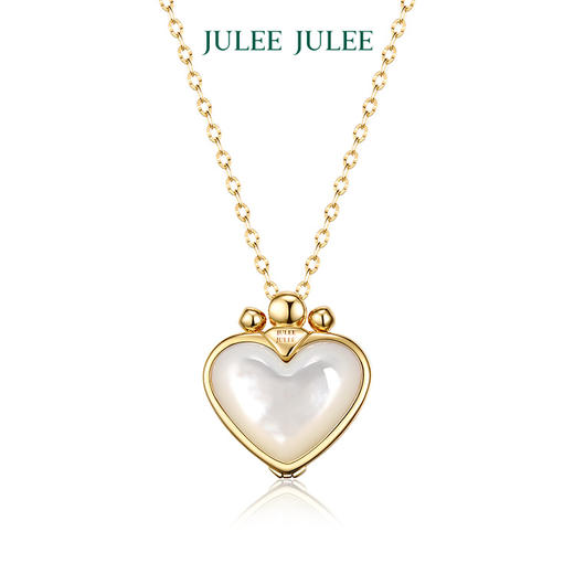 【三人】JULEE JULEE茱俪珠宝 18K黄金母贝钻石相片盒吊坠 商品图2